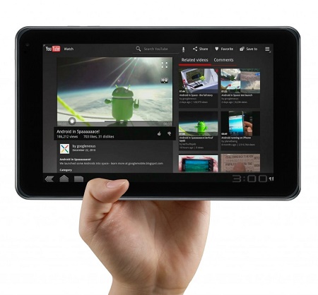 YouTube-tablet