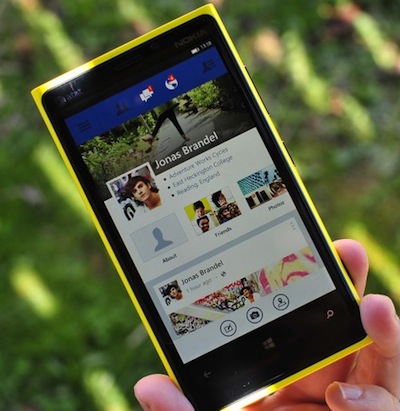 Facebook Windows Phone 8