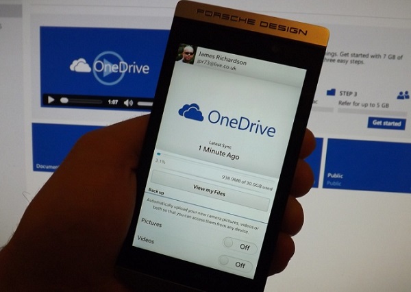 OneDrive bb10