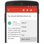 gmail android block