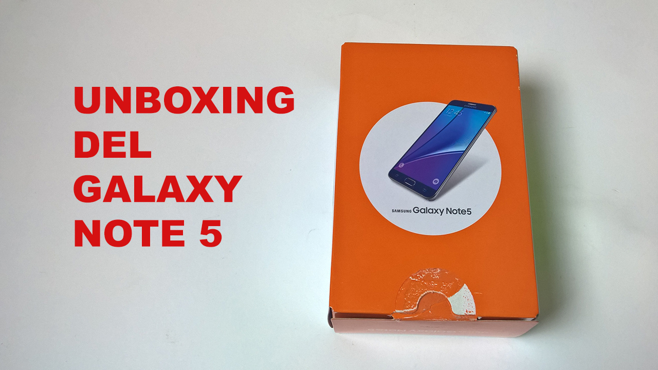Unboxing Note 5
