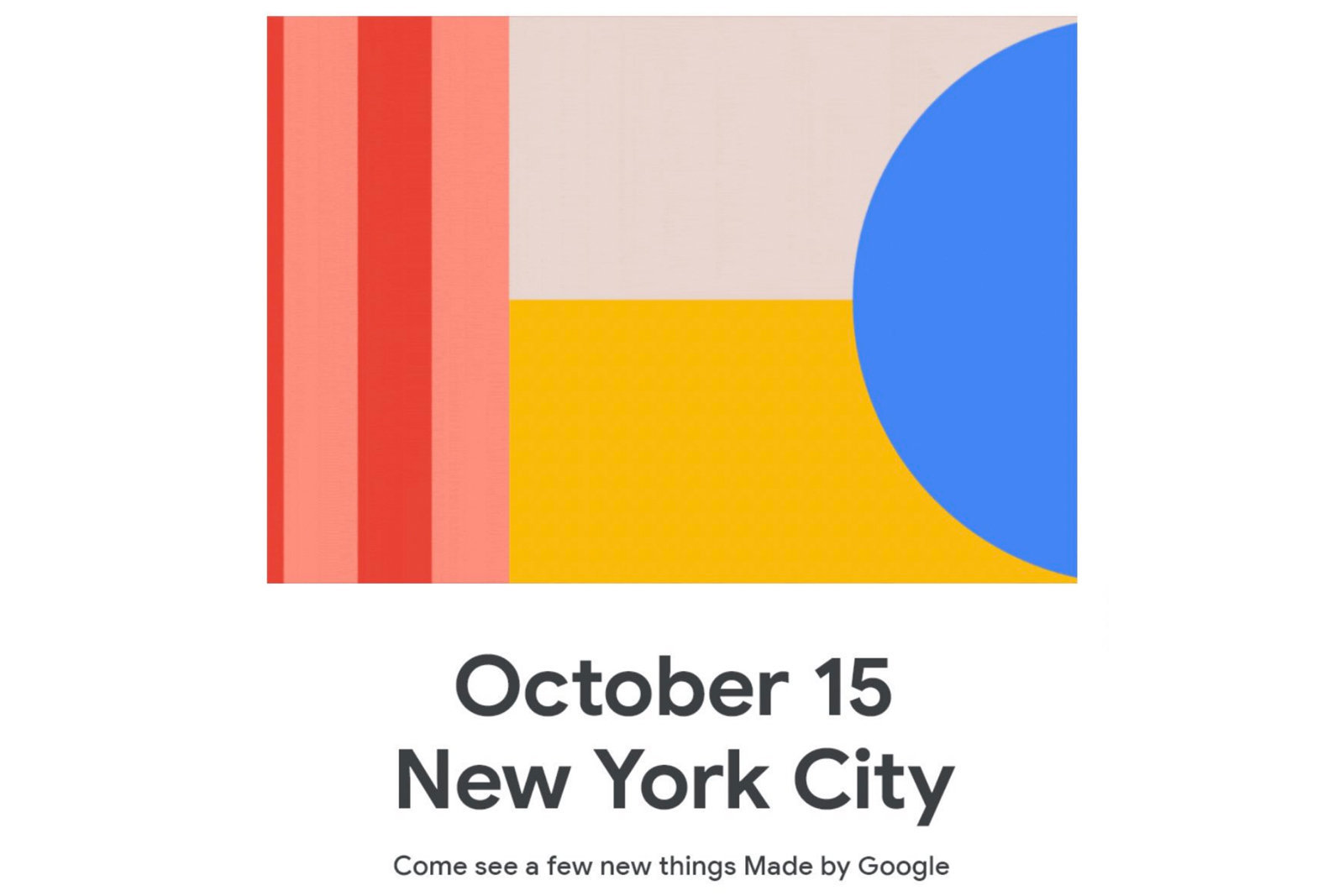 Google Presentara el Pixel 4