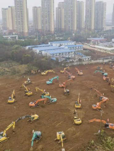 Coronavirus: China construye un hospital de 1000 camas en 10 días