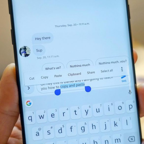 Cómo copiar y pegar en Android