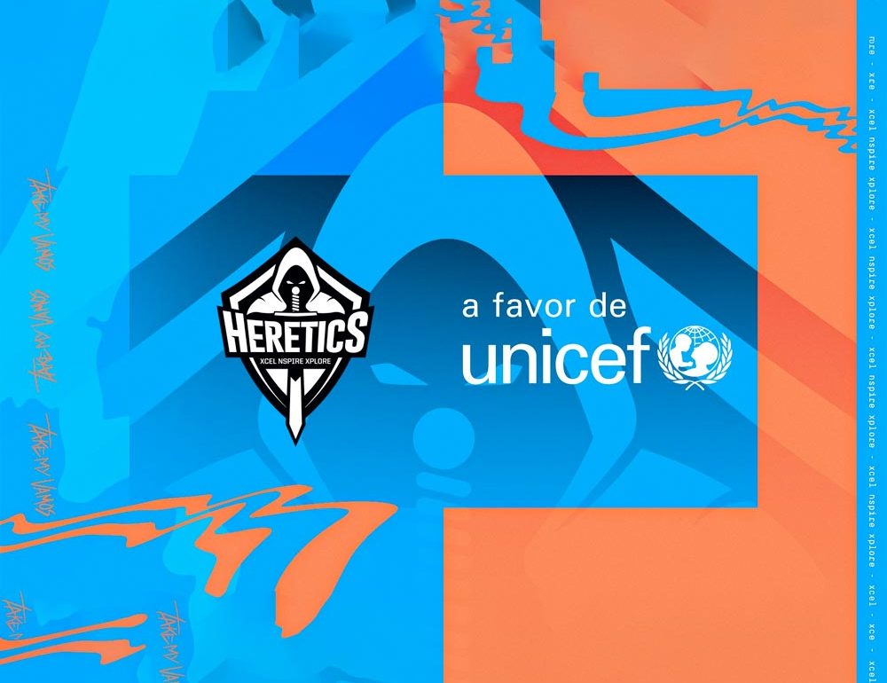 Team Heretics sella alianza con UNICEF España