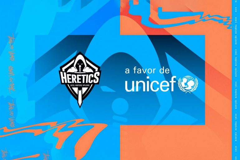 Team Heretics sella alianza con UNICEF España