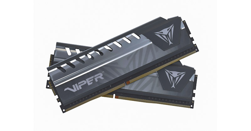 VIPER ELITE GREY 16GB (1X16GB) 2666MHz CL 16 DDR4 UDIMM (Negro / Gris)