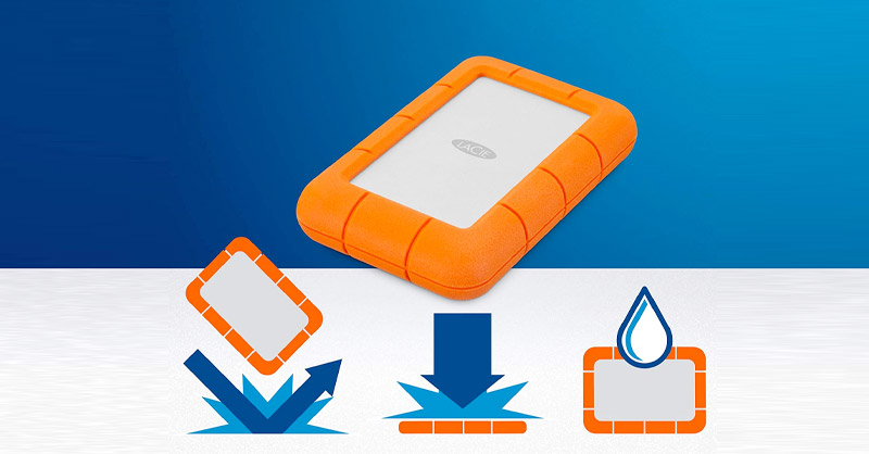 LaCie LAC9000298 Rugged Mini 2TB External Hard Drive