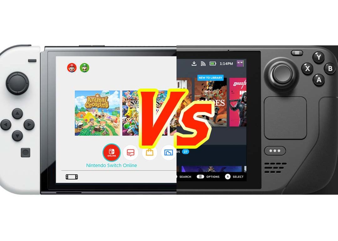 Steam Deck Vs Nintendo Switch OLED