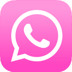 Logo WhatsApp Rosado