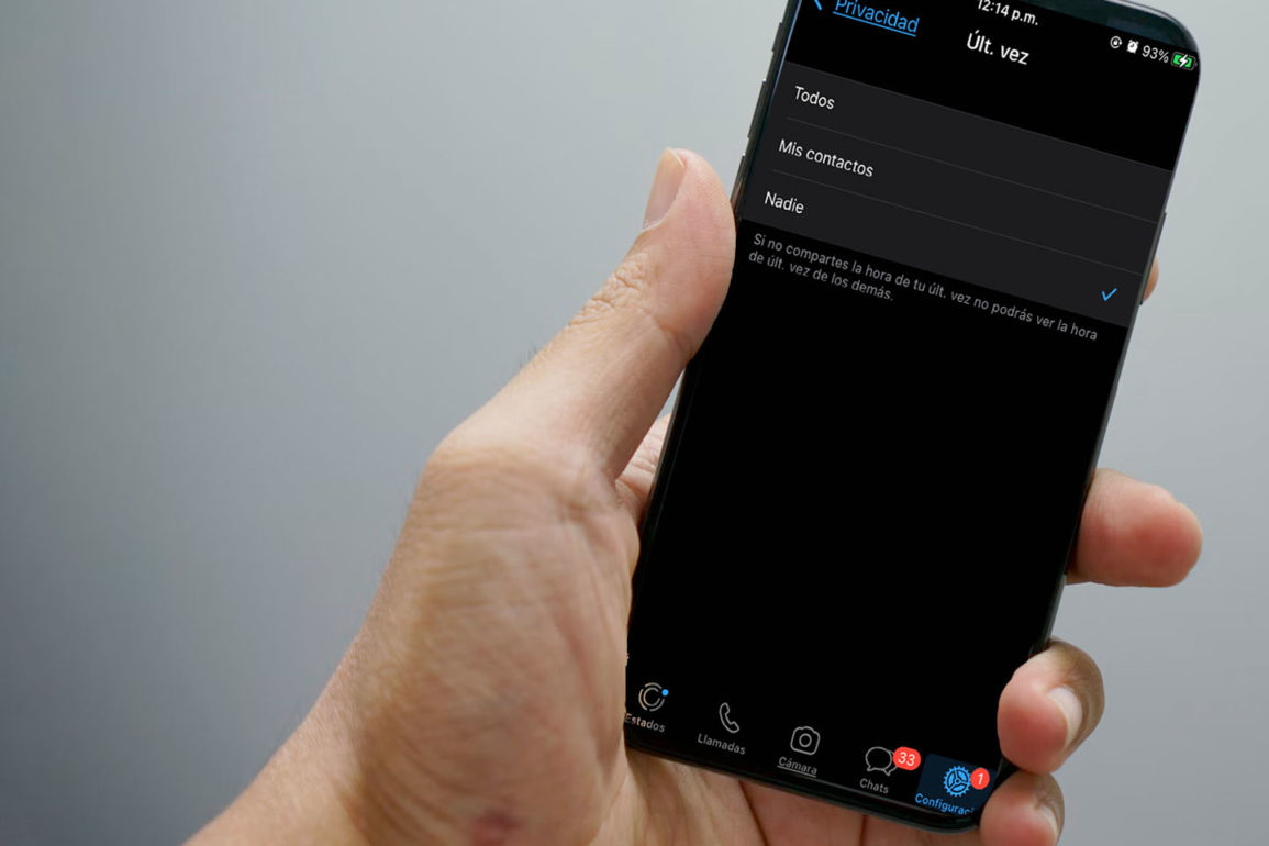 WhatsApp permitirá ocultar la última vez en línea