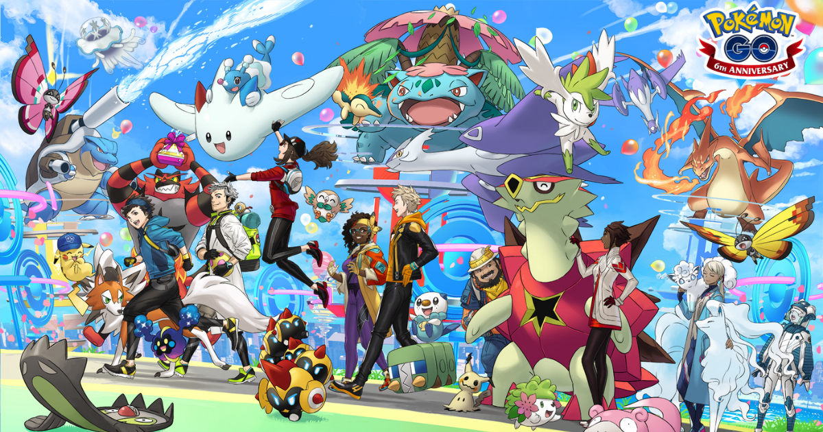 Pokémon GO sexto aniversario
